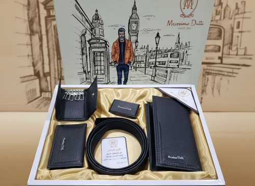 ست کیف و کمربند چهارتیکه مردانه کد703